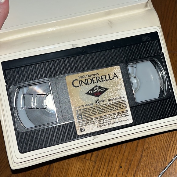Cinderella (VHS, 1992) Walt Disney 410 Black Diamond The Classics - Picture 9 of 11